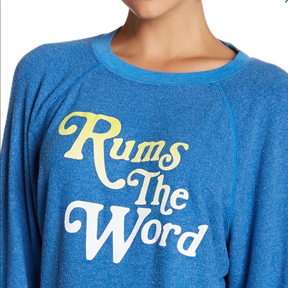WILDFOX Super Soft Rums The Word Sweatshirt S